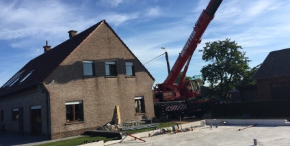 Nieuwbouw houtskelet te Zottegem